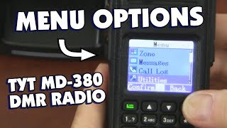 Overview of Tytera MD380 Menu Options [upl. by Finn]