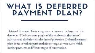 What is Deferred Payment Plan [upl. by Everick]