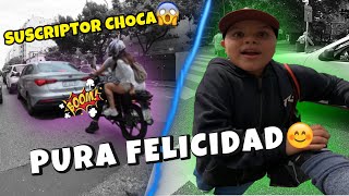 INCREIBLE REACCION DE ÉSTE NIÑO AL VERME😭suscriptor me saluda y choca Observaciones Diarias 205 [upl. by Giff886]