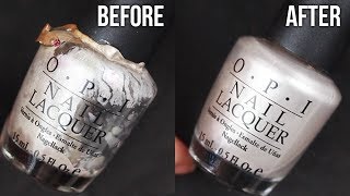 HOW TO RESTORE OLD NAIL POLISH Nail Polish 101  KELLI MARISSA [upl. by Odnalro]