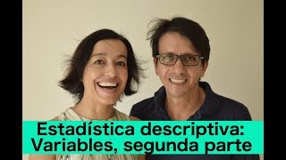 Estadística descriptiva Variables segunda parte [upl. by Assirram]