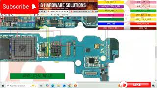 Samsung A8 2016 mic speaker and buzzer schematic diagram  a810 mic speaker and buzzer circuits [upl. by Randee]