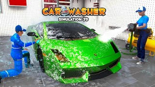 Car washerSimulator three 3d game play for Android play play gamingxyz [upl. by Ciri]