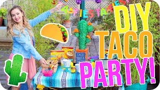 DIY Fiesta Party Food Decor amp More [upl. by Arrotal]