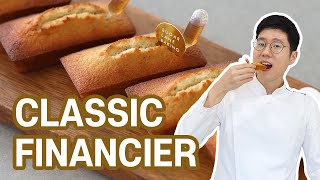 Perfect Classic Financier recipe  Detailed steps on brown butter included [upl. by Einahpetse]