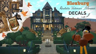 MustHave Bloxburg Decals for Classic Victorian Style [upl. by Attirb956]