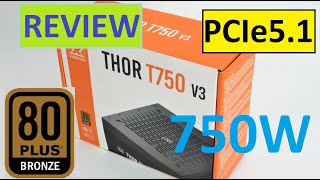 REVIEWĐánh giá  Nguồn máy tính chuẩn ATX31PCIe51 Xigmatek THOR T750 V3 750W [upl. by Clapper]