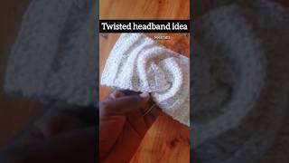 Crochet Twisted headband idea🧶🥰  Treble stitch noelcrafts crochetbeginners twistedheadband [upl. by Barnabas804]