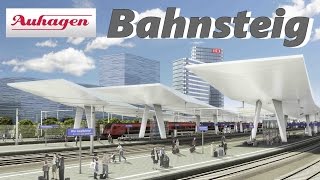 Bahnsteig selber bauen mit Bahnsteigkanten von Auhagen  Bau der H0 Modellbahn von Janik 002 [upl. by Landry]