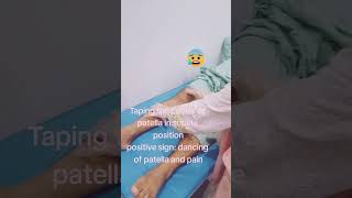 Patella tap test  Ballotable Patella for infrapatellar effusion Pakistanphysiotherapymoharram [upl. by Nylirej]