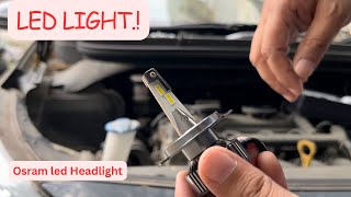 Osram Led Headlight Ab aaya na maza How to install Led headlights [upl. by Junie]