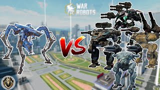 WR🔥 DUX VS ALL ROBOTS STRENGTH COMPARISON  WAR ROBOTS [upl. by Aindrea]