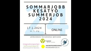 Sommarjobb 2024 [upl. by Nea536]