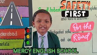 SAFETY ON THE ROAD  CLASS 3  IMPORTANT POINTS  SAFETY FIRST  MERCY ENGLISH SCHOOL  UTKELA [upl. by Airpac]