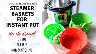 Are these the best steamer baskets for Instant Pot  Avokado Steamer basket review [upl. by Wolf]