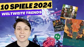 Top 10 Brettspiele weltweit im Trend  die besten Brettspiele 2024 [upl. by Domineca]