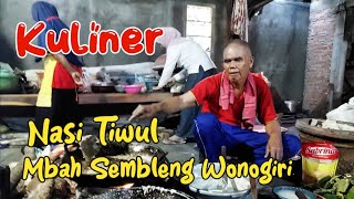 GEGER  HARUS TAHU KULINER RUMAH MAKAN MBAH SEMBLENG NASI TIWUL DI TENGAH PEDUSUNAN [upl. by Eeliak]