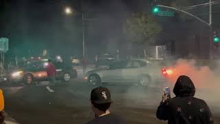 Santa Clara sideshow ends in gunfire windshield shattered [upl. by Renae]