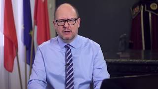 Paweł Adamowicz ogłasza start w wyborach na prezydenta Gdańska w 2018 [upl. by Mcgraw]