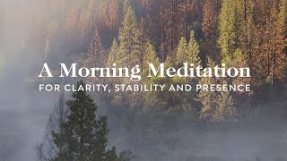 10 Minute Morning Meditation for Clarity Stability and Presence  Goop [upl. by Herstein896]