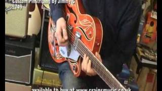 Gretsch G5120 Limited Edition Custom Pinstriping By Jimmy C £749wmv [upl. by Arri]