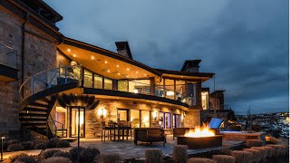 360 VR Tour of this Magnificent 105M Michael Upwall Designed Home in Promontory Park City  Try 4K [upl. by Anisamot]