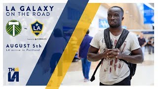 LA Galaxy travel to Portland  On the Road [upl. by Pulling981]