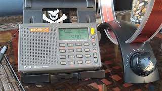 590kHz WJMS Ironwood MI  Radiwow R108 [upl. by Acinnej]