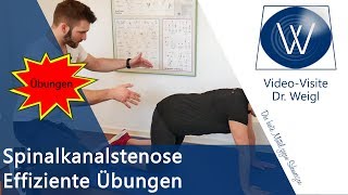 Richtige Hilfe 💡bei Rückenschmerzen durch Spinalkanalstenose ⚡ Die richtigen Übungen für zu Hause ✅ [upl. by Tihor]