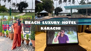 Beach Luxury Hotel Karachi  review  room tour  5 star hotels in Karachi [upl. by Nissie593]