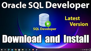 How To Install SQL Developer in Windows 11  How To Download SQL Developer  Oracle SQL Developer [upl. by Aseneg]