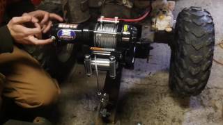 Superwinch LT3000ATV Install and How To [upl. by Monteria501]