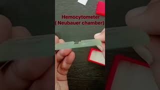 Hemocytometer or Neubauer chamber lab laboratory labtechdt hemocytometerneubauerviralshort [upl. by Roper189]