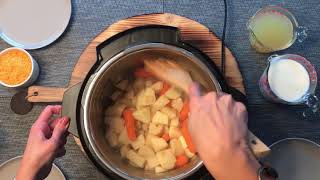 Instant Pot Potato Soup [upl. by Seni]