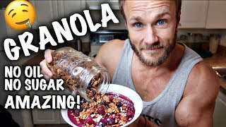 SUPER EASY OVEN GRANOLA [upl. by Celle]