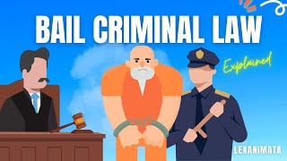 Bail Criminal Law explained in 60 seconds [upl. by Erdrich290]