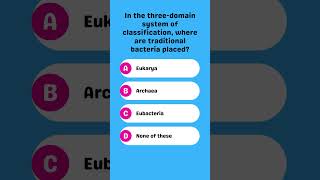 Where are traditional bacteria classified in the threedomain system [upl. by Edak]