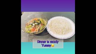 How to cook simple and easy Sinigang and Basmati garlic rice😉👌🏻 [upl. by Nylleoj]