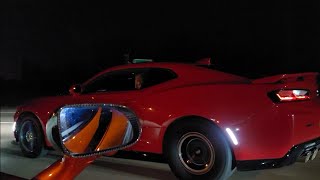 2017 Camaro ZL1 Magnuson 2650 Supercharger E85 amp Meth vs 2018 McLaren 720S MS109 Tune [upl. by Lauzon429]