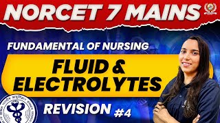 Fluid and Electrolytes  FUNDAMENTAL OF NURSING  NORCET 7 MAINS  AIIMS NORCET 4  Nursing Experts [upl. by Danyette]