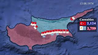 Turkish Invasion of Cyprus Operation AtillaCyprus War [upl. by Campman]