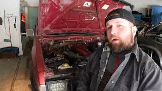 1993 Nissan D21 Hardbody KA24E EGR Valve Replacement [upl. by Chilt232]