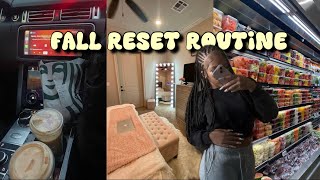 FALL SUNDAY RESET  cleaning grocery shopping etc [upl. by Aimej]