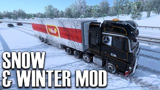 ETS2  How to Install Snow amp Winter Mod  Euro Truck Simulator 2  Frosty Winter 202324 [upl. by Dorthea]