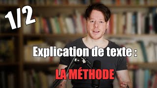 Explication de texte  La méthode [upl. by Barnebas]