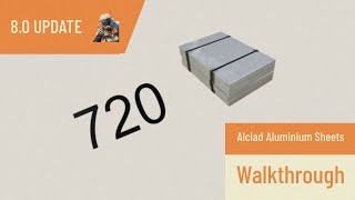 Satisfactory  720 Alclad Aluminium Sheets per minute  Walkthrough Update 8 [upl. by Lexa]