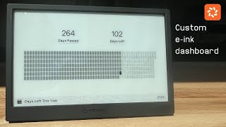 Building a custom eink dashboard plugin with TRMNL [upl. by Duahsar]