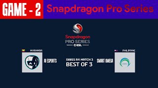 GAME  2 AI ESPORTS vs SMART OMEGA  Snapdragon PRO SERIES [upl. by Aimik668]