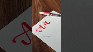 Letter ‘A’ uppercase and lowercase Brush pen calligraphy for beginners [upl. by Love114]