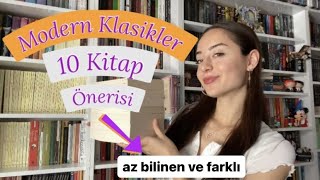 quotMODERN KLASİKLERquot 10 KİTAP ÖNERİSİ Az Bilinenler [upl. by Ecienal]